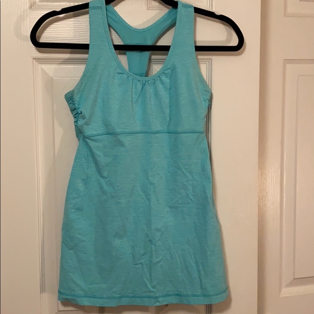 Lululemon, Size M, light blue babydoll tank top